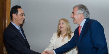 El gobernador Morales y la senador Giacoppo, reciben a empresarios chinos en Jujuy