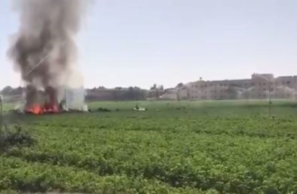 Murió el piloto del avión militar que se estrelló en España tras el desfile de la fiesta nacional