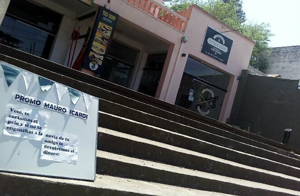 Insólito: la "promo Icardi" de una peluquería cordobesa