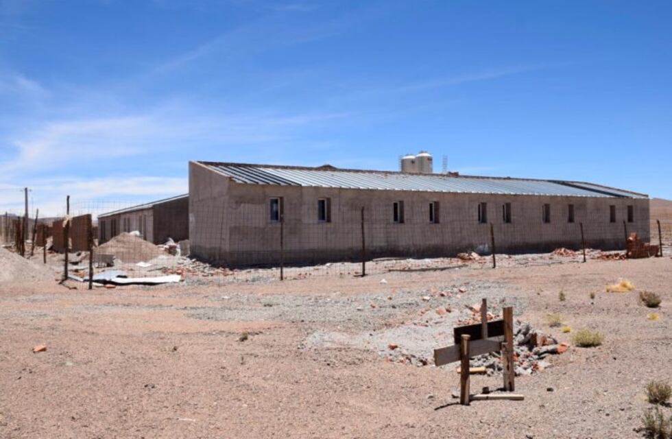 Avanzan las obras de la escuela de Jama en Susques