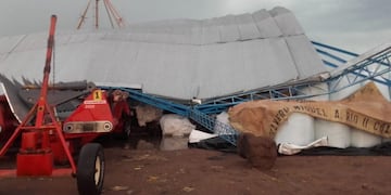 Tornado en el norte de Córdoba (Sociedad Rural de Jesús María)