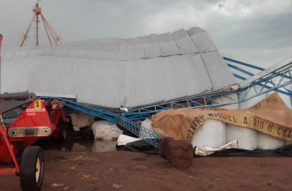 Un fuerte tornado azotó al norte cordobés este miércoles