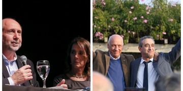 Volvió la campaña con actos masivos de Perotti y Bielsa por un lado y Bonfatti y Javkin por el otro