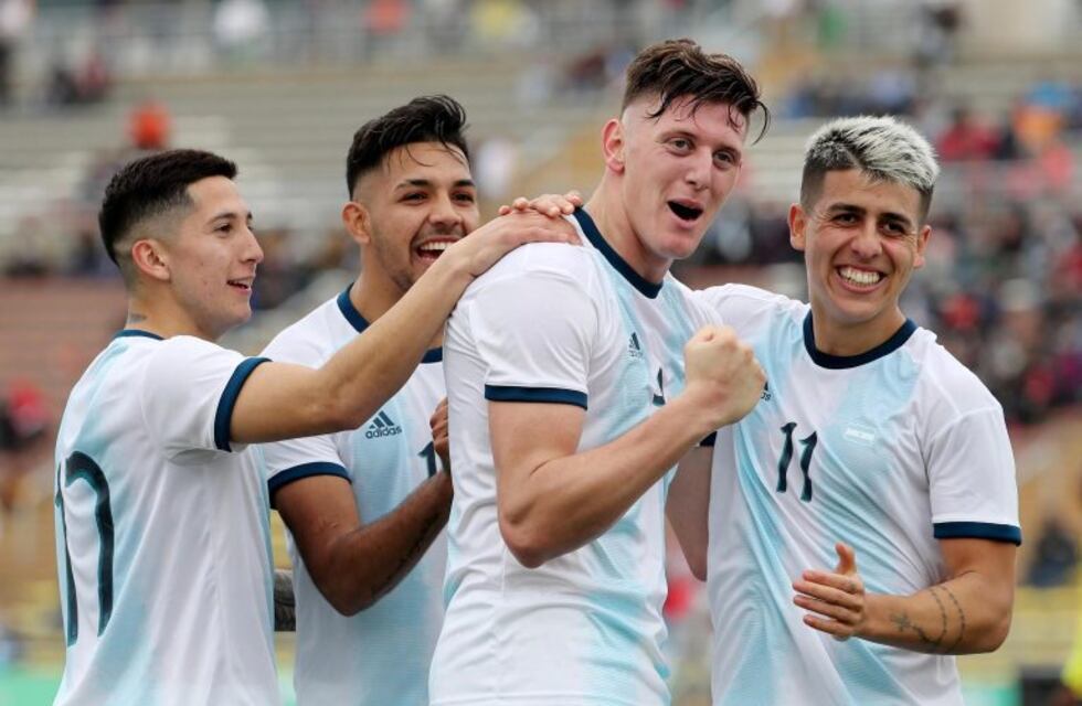 El seleccionado argentino sub 23 aplastó 14-0 a un combinado de las islas Canarias