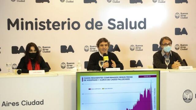 El ministro de Salud porteño, Fernán Quirós. (Prensa GCBA)
