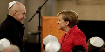 DYN02, BUENOS AIRES, 08/06/2017, LA CANCILLER ALEMANA ANGELA MERKEL LLEGA AL HOTEL ALVEAR\u002E FOTO:DYN/ALBERTO RAGGIO\u002E