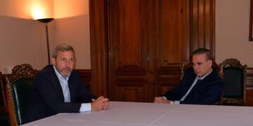 Frigerio y Pichetto coinciden en dar previsibilidad ante las elecciones\u002E Twitter @frigeriorogelio