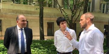 Manzur con Martín Guzmán\u002E