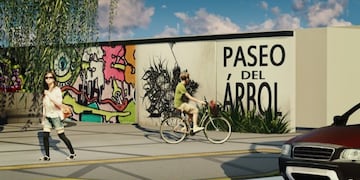 Proyecto paseo del árbol Caleta Olivia