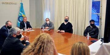 Reunión con intendentes\u002E