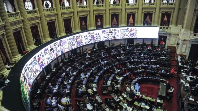 Sesión en la cámara de Diputados. (Foto: Federico López Claro)