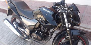 Appia, la moto que estaba estacionada a la salida del boliche bailable en San Luis\u002E