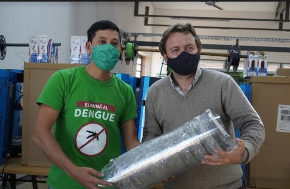 Las escuelas técnicas entregaron 10.000 protectores faciales en Misiones