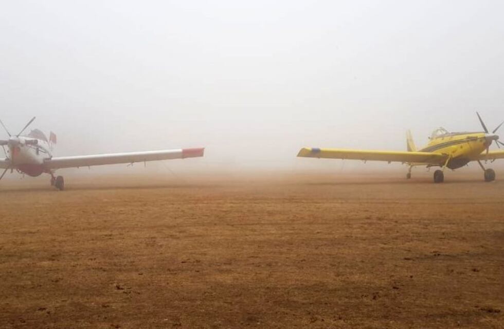 Incendios en Punilla: la niebla impidió el sobrevuelo de aviones vigías