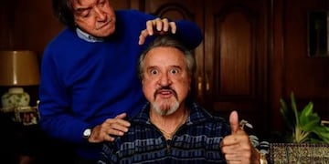 Carlitos Balá y Carlos Villagrán (Foto: Clarín)