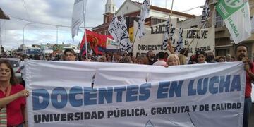 Paro de docentes universitarios\u002E