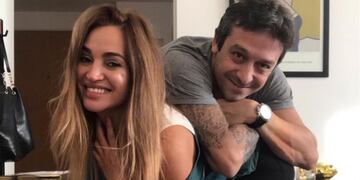 Belén Francese y su novio mendocino.