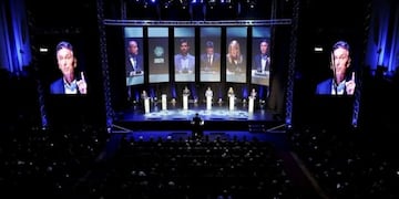 El debate presidencial previo a las elecciones de 2015\u002E (Foto: Archivo DYN)