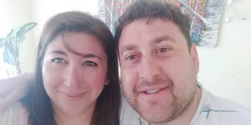 Mercedes Gamarra y Mauro Lacroix, quien fuera asesinado en el barrio Villa del Parque el viernes 23 de octubre de 2020