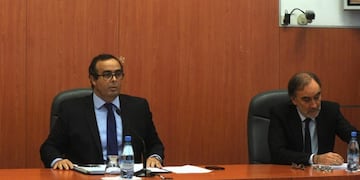 Los jueces federales Leopoldo Bruglia y Juan Pablo Bertuzzi\u002E (Federico López Claro)