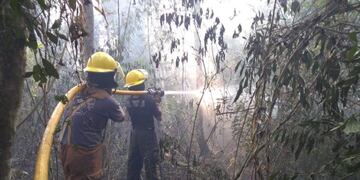Incendio en las 2000 Hectáreas de Puerto Iguazú\u002E