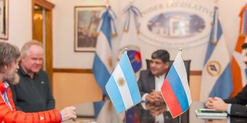 Fiódor Kóniujov en la sede presidencia del Poder Legislativo\u002E