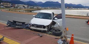 accidente de transito en Ushuaia