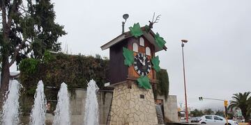 Reloj Cucú en Villa Carlos Paz. (Foto: archivo / VíaCarlosPaz).