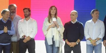 María Eugenia Vidal reconoció la derrota y felicitó a a Axel Kicillof\u002E (Federico López Claro)