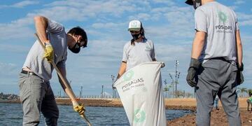Costanera de Posadas limpieza