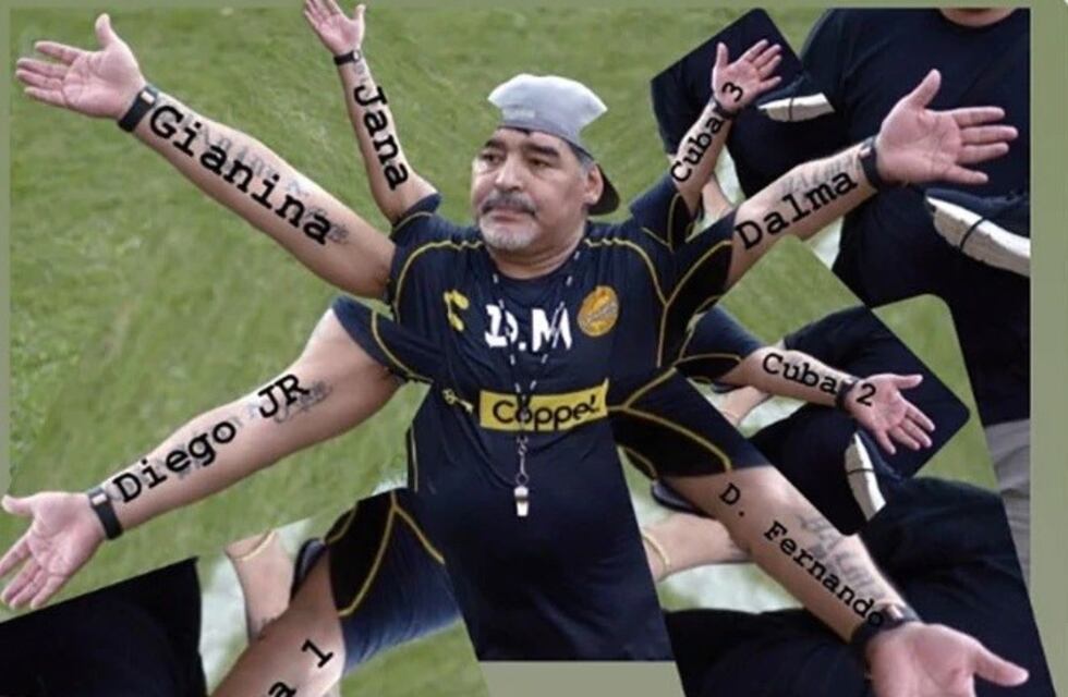 Los memes sobre Diego Maradona y sus hijos cubanos que inundaron las redes