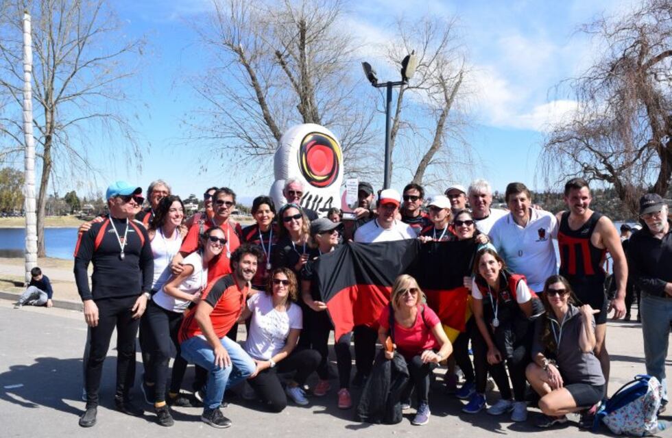 Carlos paz: escenario de la 1º edición de la regata de "Remo travesía"