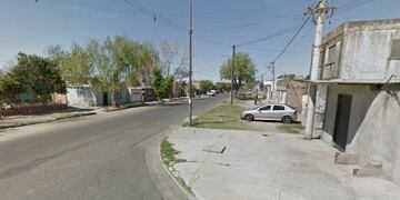 Esquina de Ayacucho y Centeno en Rosario.