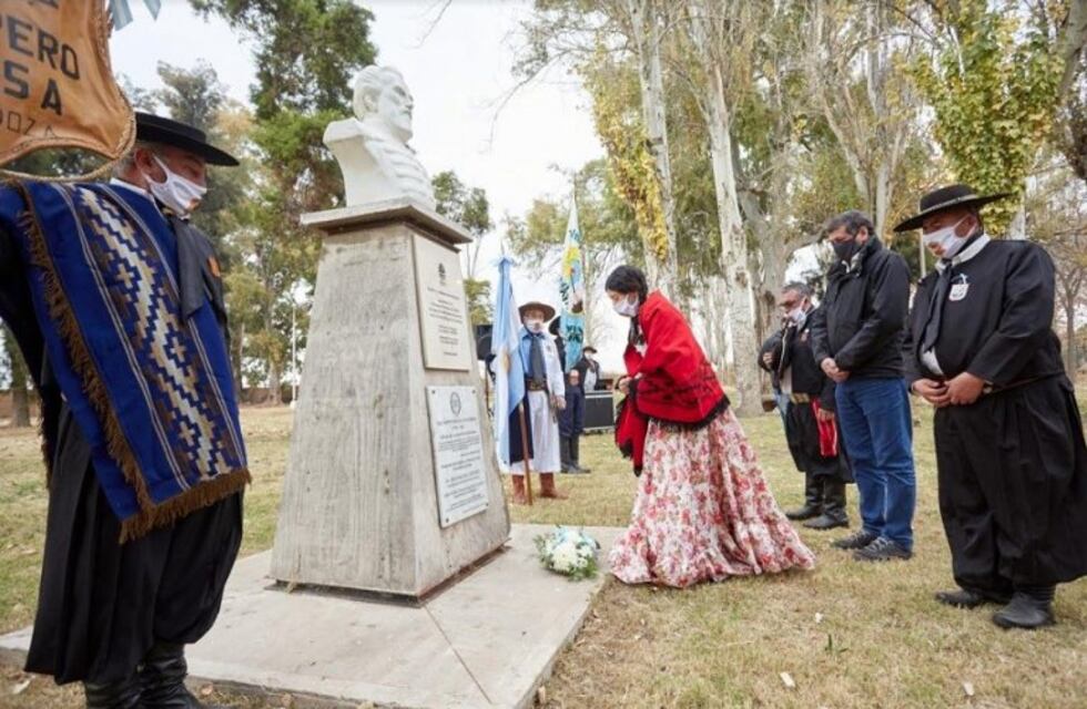 Las Heras homenajeó a Martín Miguel de Güemes a 199 años de su muerte