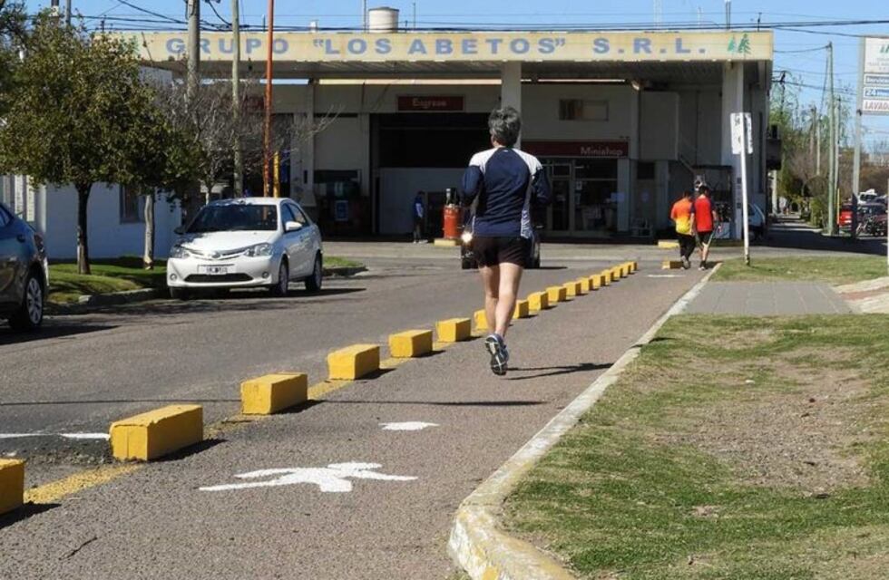 Finalizó la obra de instalación de sendas peatonales en el boulevard Avellaneda