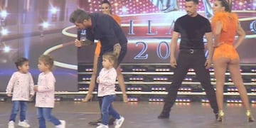 Hijas Cinthia Fernández en lo de Tinelli