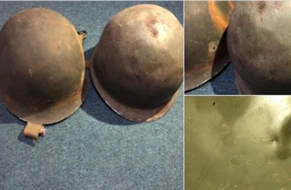 Encontró en su casa el casco de un ex combatiente de Malvinas y busca devolverlo