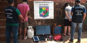 La policía detuvo a los implicados y recuperó los objetos robados\u002E