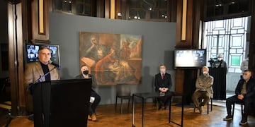 El intendente Martín Llaryora asistió a la firma del convenio para la reapertura\u002E