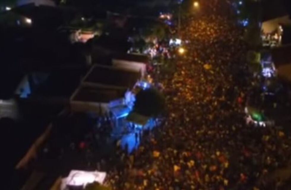 Así fue el caótico ingreso al show del "Indio" Solari en Olavarria