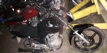 La moto que tenía pedido de secuestro\u002E