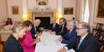 Alberto Fernández y Kristalina Georgieva (Prensa Presidencia)