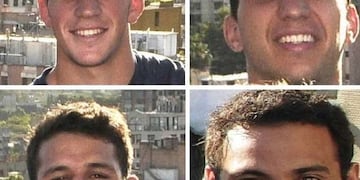 Llos deportistas Enzo Falaschi, Ignacio Ceschín, Sebastián Vanín y Lisandro Biffi, y también para el dirigente José Hervida\u002E
