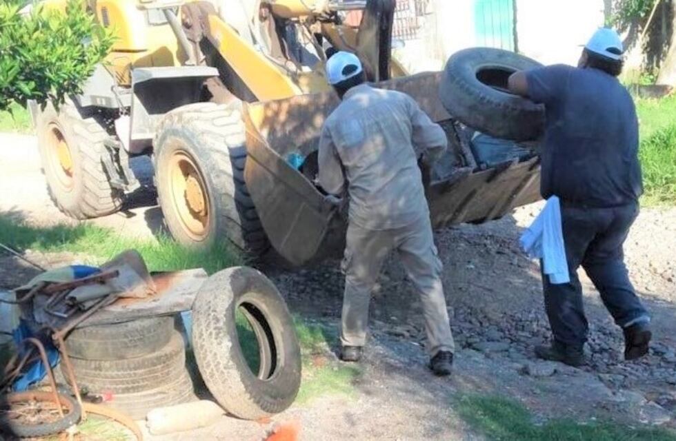 Dengue en Jujuy: siguen sacando toneladas de chatarra de las casas