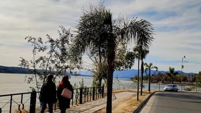 Nublado en Carlos Paz\u002E (Foto: VíaCarlosPaz)\u002E