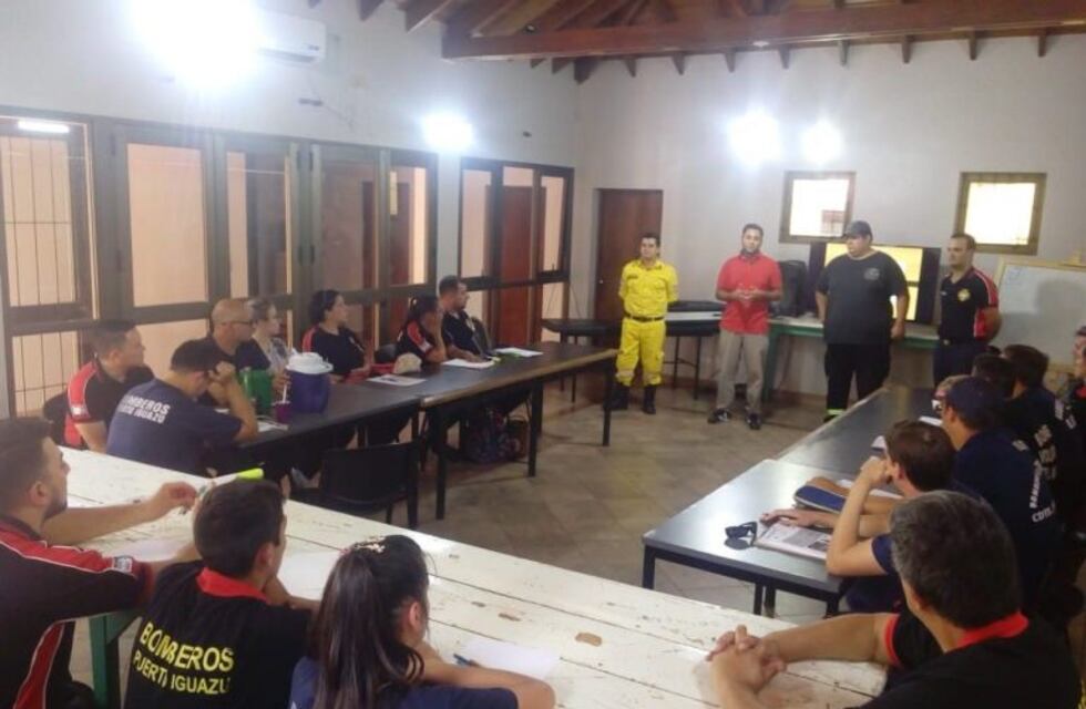 Bomberos se capacitaron en Sistema de Comando de Incidentes