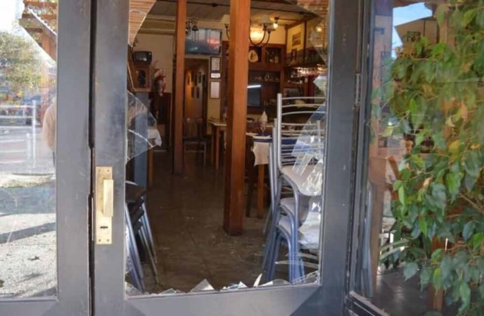 Inseguridad en Bahía: roban y destrozan un restaurant