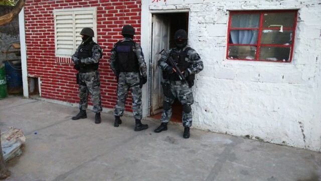 Operativo de la Tropa de Operaciones Especiales (TOE) en Rosario.