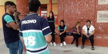 Alumnos de la escuela\u002E