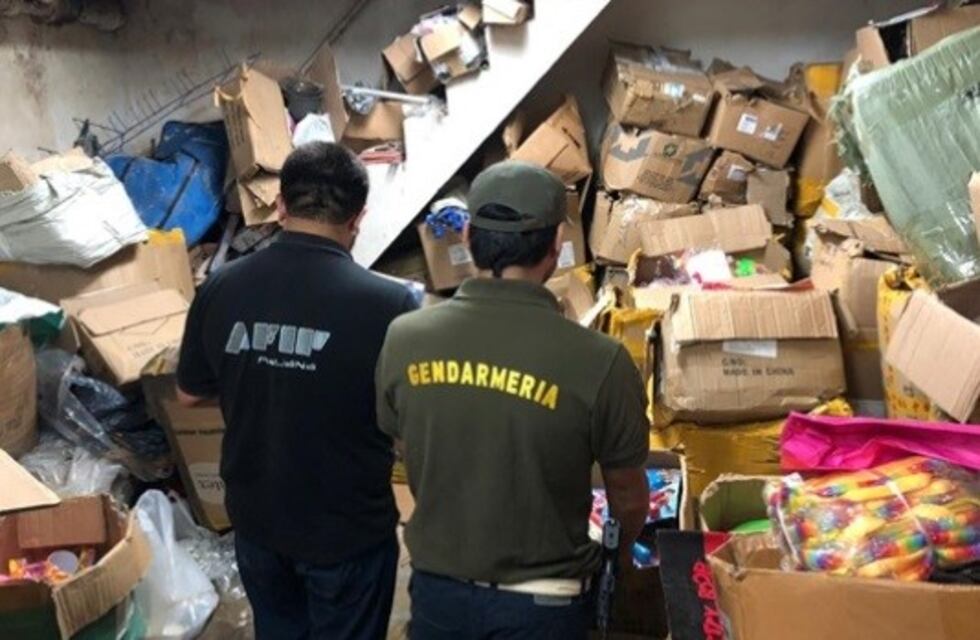 Secuestraron un millonario contrabando chino